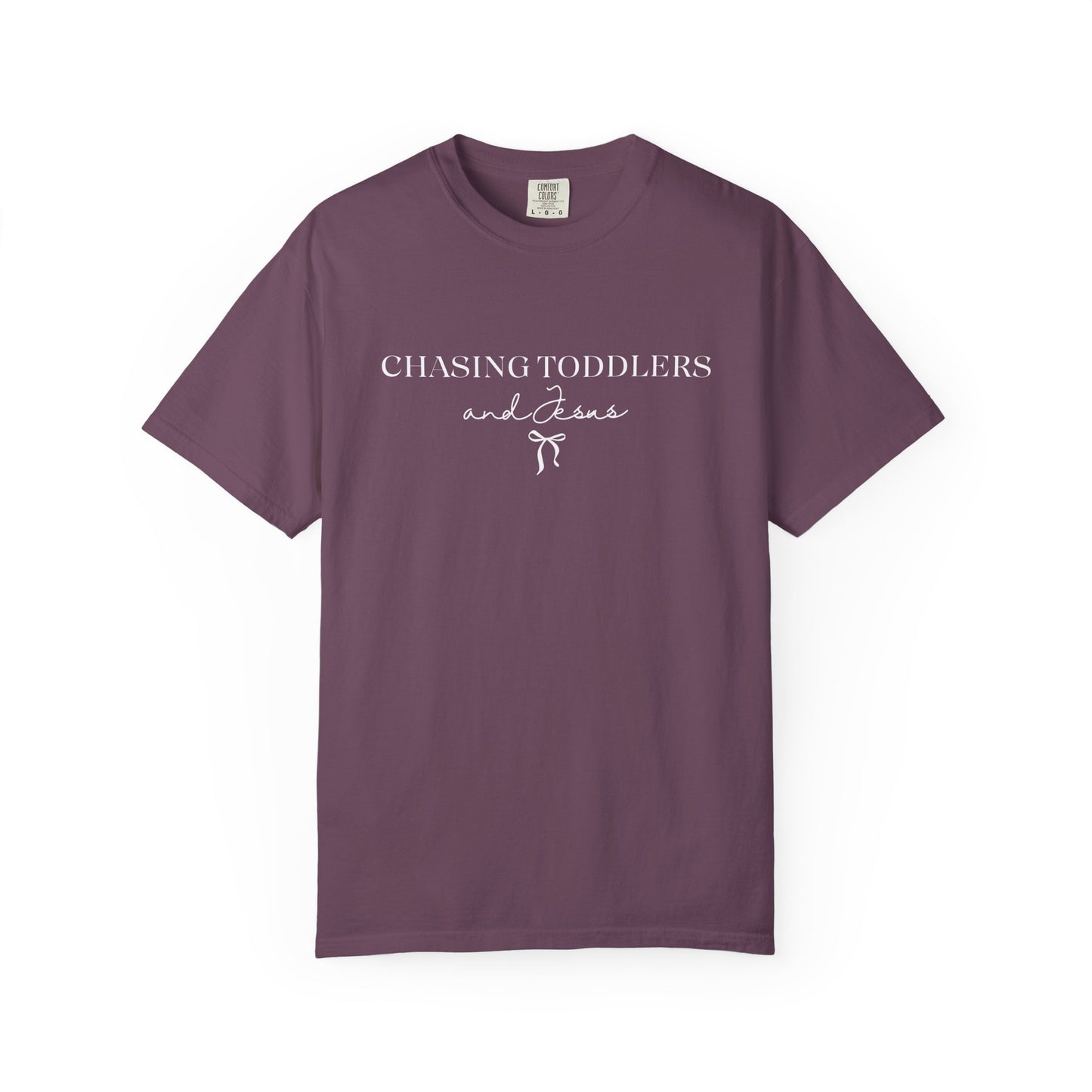 Chasing Toddlers and Jesus Graphic Tee