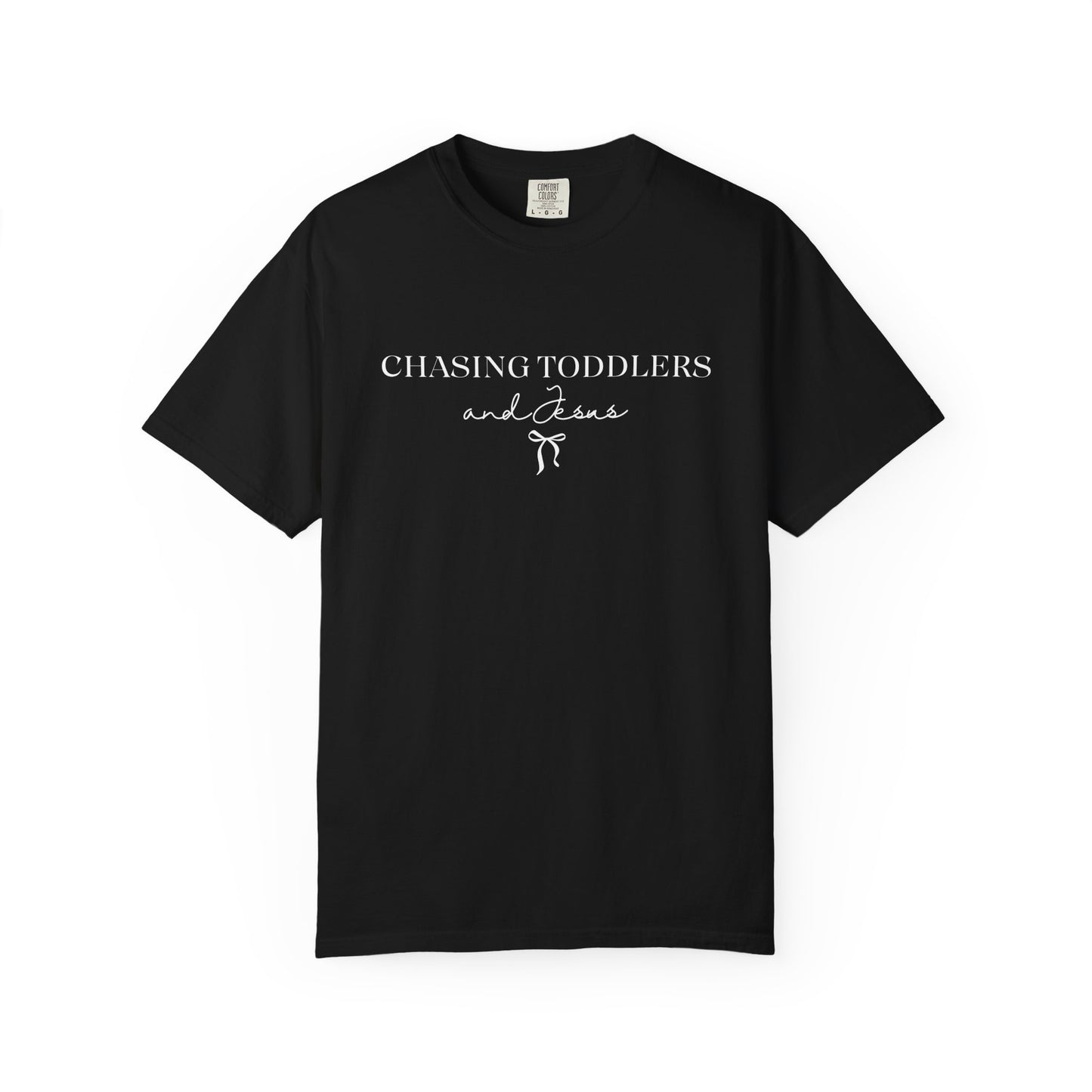 Chasing Toddlers and Jesus Graphic Tee