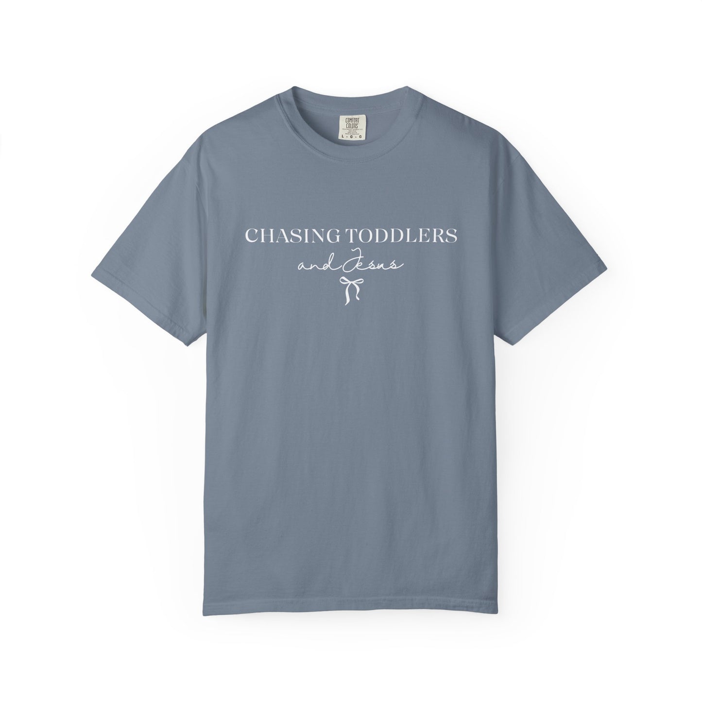 Chasing Toddlers and Jesus Graphic Tee