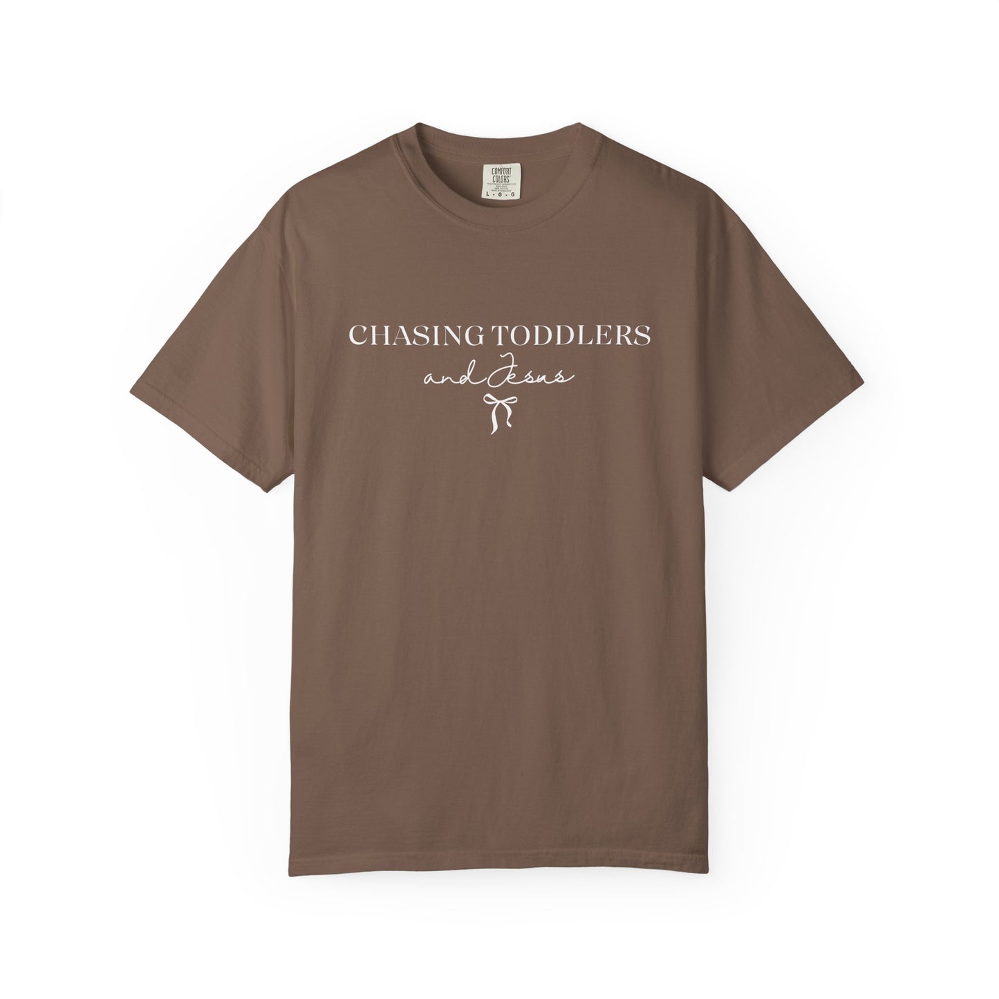 Chasing Toddlers and Jesus Graphic Tee