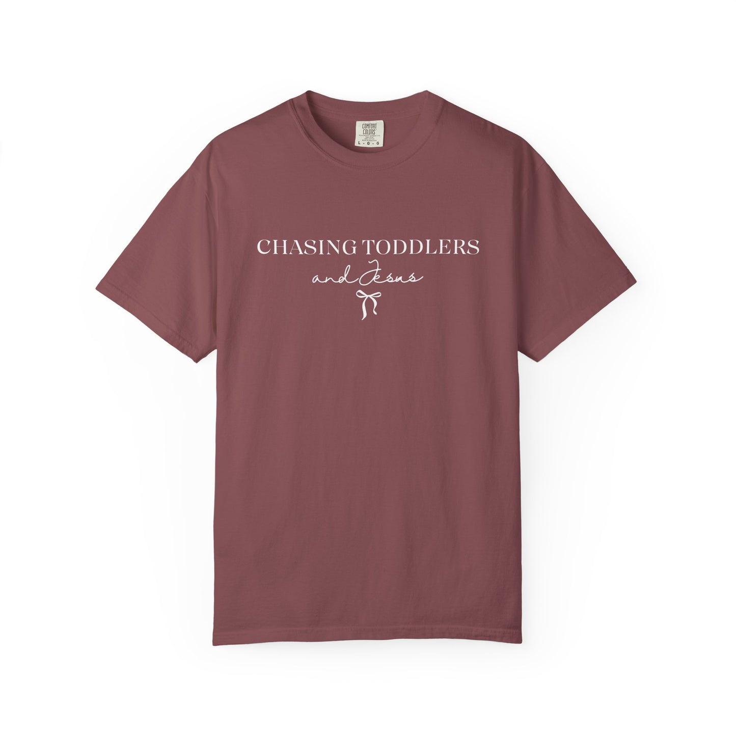 Chasing Toddlers and Jesus Graphic Tee