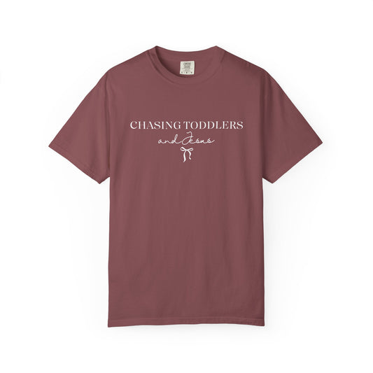 Chasing Toddlers and Jesus Graphic Tee