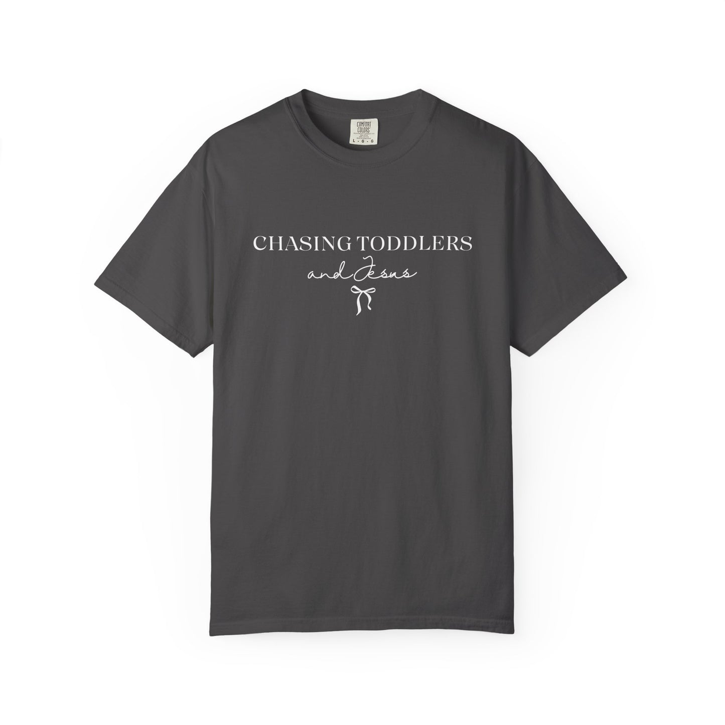 Chasing Toddlers and Jesus Graphic Tee
